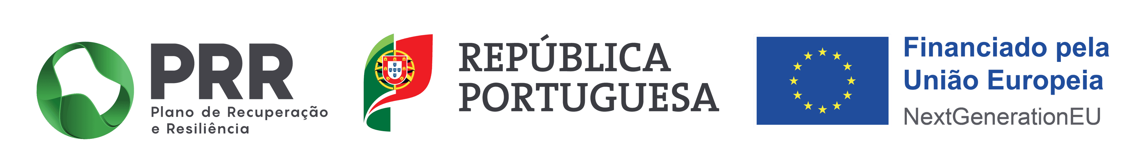 PRR · República Portuguesa · Financiado pela União Europeia — NextGenerationEU